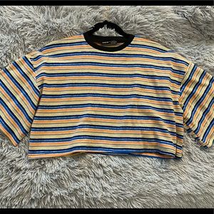 Striped crop top
